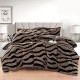 Lenjerie Cocolino DIN BLANITA DE OAIE,4 piese cu elastic ,MODEL ZEBRA 3D IN RELIEF LC4PEY6 Lenjerii cocolino 4 piese cu ELASTIC