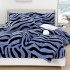 Lenjerie Cocolino DIN BLANITA DE OAIE,4 piese cu elastic ,MODEL ZEBRA 3D IN RELIEF LC4PEY8