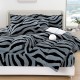 Lenjerie Cocolino DIN BLANITA DE OAIE,4 piese cu elastic ,MODEL ZEBRA 3D IN RELIEF LC4PEY10 Lenjerii cocolino 4 piese cu ELASTIC