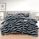 Lenjerie Cocolino DIN BLANITA DE OAIE,4 piese cu elastic ,MODEL ZEBRA 3D IN RELIEF LC4PEY10 Lenjerii cocolino 4 piese cu ELASTIC