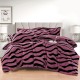 Lenjerie Cocolino DIN BLANITA DE OAIE,4 piese cu elastic ,MODEL ZEBRA 3D IN RELIEF LC4PEY11 Lenjerii cocolino 4 piese cu ELASTIC