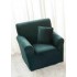 Husa de FOTOLIU din Catifea 1 Loc , VERDE , HCJ1L7