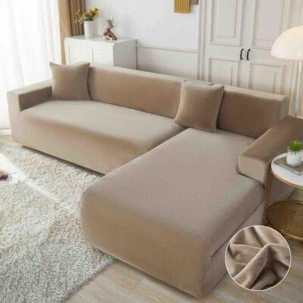 Husa de Coltar din Catifea , CAPPUCCINO HUSE ELASTICE CATIFEA FOTOLII,CANAPELE SI COLTARE