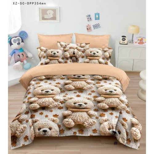 Lenjerie de pat bumbac finet Premium – gama 5D – 6 piese 5DTL1