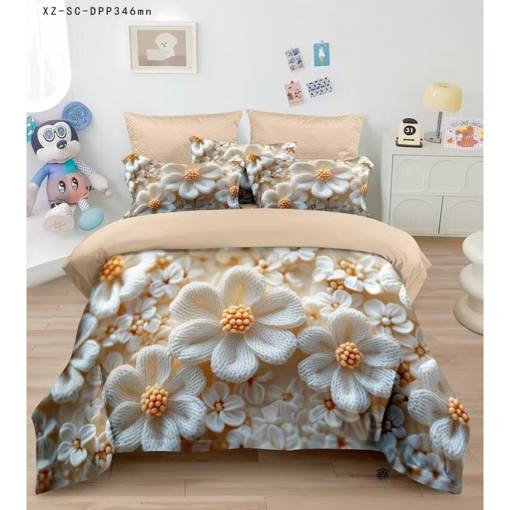 Lenjerie de pat bumbac finet Premium – gama 5D – 6 piese 5DTL13 LENJERII DIN FINET 5D