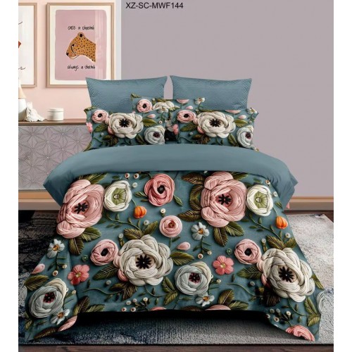 Lenjerie de pat bumbac finet Premium – gama 5D – 6 piese 5DTL16