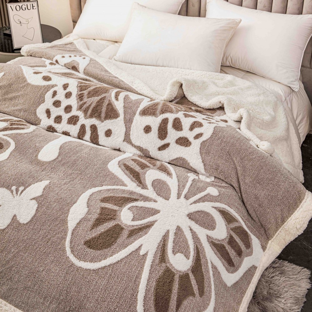 Pătură Cocolino 3D cu Blăniță – Moale, Călduroasă și Elegantă, Imprimeu Fluture, 200×230 cm-CAPPUCCINO PBFJ1 PATURI FLUTURI 3D Pătură Cocolino 3D cu Blăniță – Moale, Călduroasă și Elegantă, Imprimeu Fluture, 200×230 cm-CAPPUCCINO PBFJ1 PATURI FLUTURI 3D