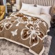 Pătură Cocolino 3D cu Blăniță – Moale, Călduroasă și Elegantă, Imprimeu Fluture, 200×230 cm-Maro PBFJ6 PATURI FLUTURI 3D