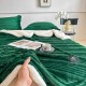Set Pătură VERDE 3D din Blăniță Artificială de Iepure & 2 Fețe de Pernă PBPJ2 PATURA PLIC CU BLANITA