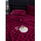 Lenjerie pat dublu, ExtraPufoasa, din Blanita artificiala de Iepure, 6 piese, Jojo Home LCBI05,  BORDO LENJERII BLANITA ARTIFICIALA IEPURE 6 PIESE