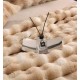 Lenjerie pat dublu, ExtraPufoasa, din Blanita artificiala de Iepure, 6 piese, Jojo Home LCBI08 LENJERII BLANITA ARTIFICIALA IEPURE 6 PIESE
