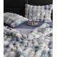 Lenjerie pat dublu, ExtraPufoasa, din Blanita artificiala de Iepure, 6 piese, Jojo Home LCBI10 LENJERII BLANITA ARTIFICIALA IEPURE 6 PIESE