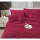Lenjerie de pat cu Pilota Inclusa , Cearceaf cu Elastic, 6 Piese, Blană de Iepure Artificială,VISINIU-FUCSIA,PBI05 PILOTE BLANA IEPURE
