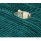 Lenjerie de pat cu Pilota Inclusa , Cearceaf cu Elastic, 6 Piese, Blană de Iepure Artificială,VERDE,PBI10 PILOTE BLANA IEPURE