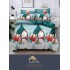 Lenjerie pat dublu, BUMBAC FINET, 6 piese, CRACIUN Collection, Jojo Home,C6