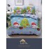 Lenjerie pat dublu, BUMBAC FINET, 6 piese, CRACIUN Collection, Jojo Home,C10