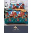 Lenjerie pat dublu, BUMBAC FINET, 6 piese, CRACIUN Collection, Jojo Home,C13