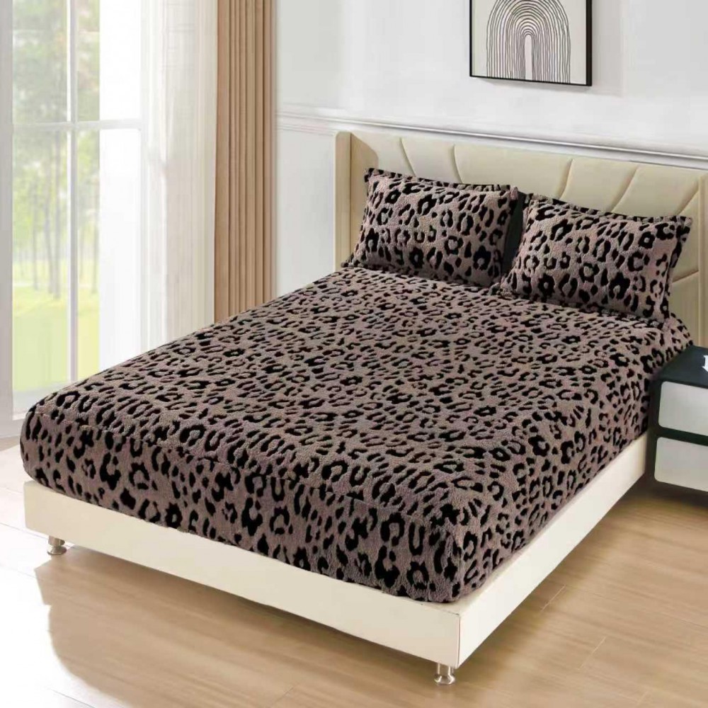 Husa de Pat Cocolino+2 Fete Perna,ANIMAL PRINT MARO 3D in relief HCYAP3 Huse cocolino
