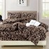 Lenjerie Cocolino DIN BLANITA DE OAIE,4 piese cu elastic ,MODEL ANIMAL PRINT MARO 3D IN RELIEF LC4PEY14