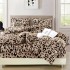 Lenjerie Cocolino DIN BLANITA DE OAIE,4 piese cu elastic ,MODEL ANIMAL PRINT BEJ 3D IN RELIEF LC4PEY15