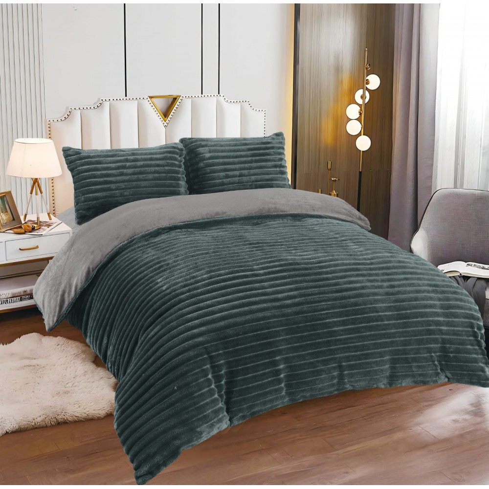 Lenjerie Cocolino pat dublu , 4 piese, cu ELASTIC LCCEM3 Lenjerii cocolino 4 piese cu ELASTIC