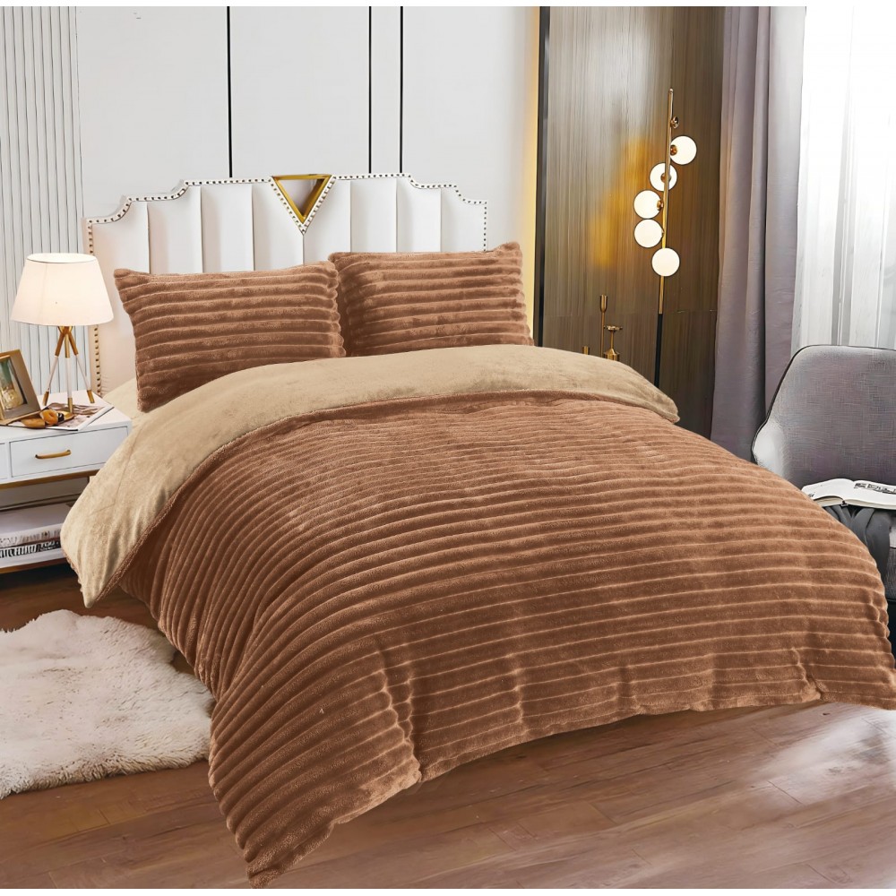 Lenjerie Cocolino pat dublu , 4 piese, cu ELASTIC LCCEM4 Lenjerii cocolino 4 piese cu ELASTIC