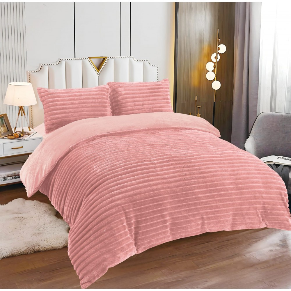 Lenjerie Cocolino pat dublu , 4 piese, cu ELASTIC LCCEM8 Lenjerii cocolino 4 piese cu ELASTIC