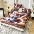 HUSE DE PAT 3 PIESE ,imprimare digitală 5D HE5DJ34