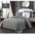 Cuvertura pat dublu, 5 piese, Catifea Luxury Matlasata, CJC3
