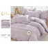 Lenjerie de pat Premium cu volănașe – model floral, , 6 piese LVB6