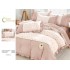 Lenjerie de pat Premium cu volănașe – model floral, , 6 piese LVB13