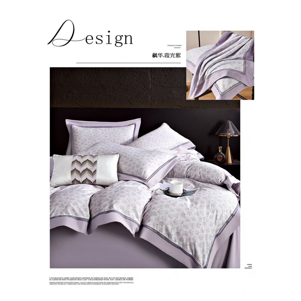 Lenjerie de pat Premium 4 PIESE , SENIOR – Dreamy Journey DIN FINET ,PAT DUBLU 200X230 LCS4P4 LENJERII DIN FINET 4 PIESE CU VOLANE