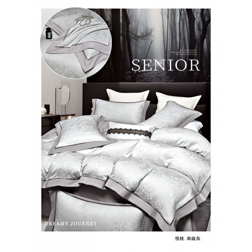 Lenjerie de pat Premium 4 PIESE , SENIOR – Dreamy Journey DIN FINET ,PAT DUBLU 200X230 LCS4P16