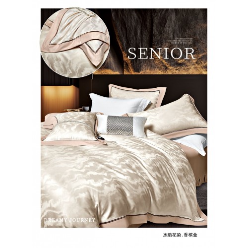 Lenjerie de pat Premium 4 PIESE , SENIOR – Dreamy Journey DIN FINET ,PAT DUBLU 200X230 LCS4P17