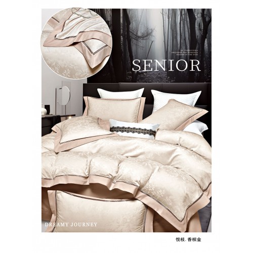 Lenjerie de pat Premium 4 PIESE , SENIOR – Dreamy Journey DIN FINET ,PAT DUBLU 200X230 LCS4P18