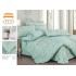Lenjerie de pat 4 piese dublu Deluxe din Bumbac Soft Touch cu Volanase, VOL26