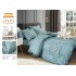 Lenjerie de pat 4 piese dublu Deluxe din Bumbac Soft Touch cu Volanase, VOL27