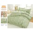 Lenjerie de pat 4 piese dublu Deluxe din Bumbac Soft Touch cu Volanase, VOL28