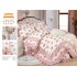 Lenjerie de pat 4 piese dublu Deluxe din Bumbac Soft Touch cu Volanase, VOL31
