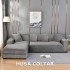 Husa de Coltar din Catifea HCM6 GRI DESCHIS