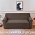 Husa de Canapea din Catifea 3 Locuri , HCM3L4 MARO