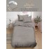 Lenjerie de pat, 1 persoana, tip Damasc, 4 piese, Cearceaf cu Elastic 140x200cm, LD1PM11