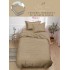 Lenjerie de pat, 1 persoana, tip Damasc, 4 piese, Cearceaf cu Elastic 140x200cm, LD1PM12