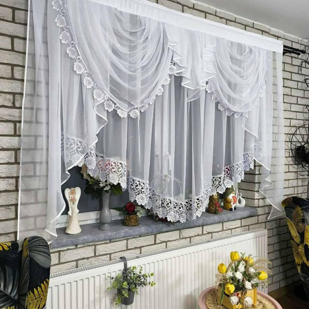 Set unic de perdele Plus draperii decorative pentru sufragerie dormitor, 4 Metri Pe 160cm, PRDL3 DRAPERII