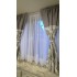Set unic de perdele Plus draperii decorative pentru sufragerie dormitor, 4 Metri Pe 160cm, PRDL9