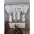 Set unic de perdele Plus draperii decorative pentru sufragerie dormitor, 4 Metri Pe 160cm, PRDL10