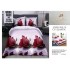 Lenjerie De Pat 3D – 4 piese din Bumbac Satinat , Cearceaf de pat 240 x 250cm, 3D10