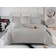 Set Lenjerie , Eleganta de Lux, Bumbac fin cu Broderie, 6 piese, Cearceaf de pat cu elastic 180x200 cm ,cutie cadou LCPE8 Lenjerii din finet 6 piese cu  elastic