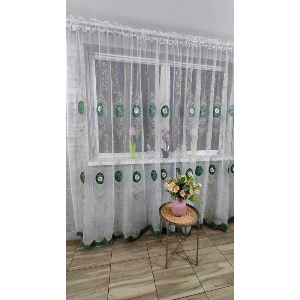 Set unic de perdele Plus draperii decorative pentru sufragerie dormitor, 4 m x 2.50 , PRDL18 DRAPERII
