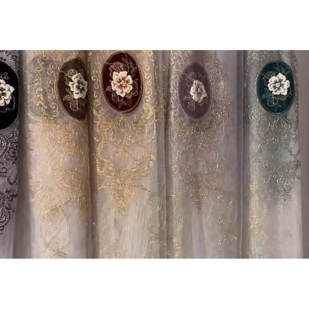 Set unic de perdele Plus draperii decorative pentru sufragerie dormitor, 4 m x 2.50 , PRDL19 DRAPERII